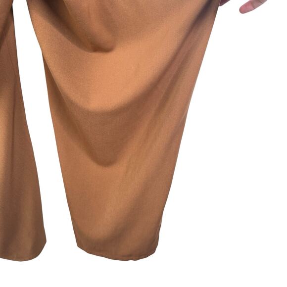 DiarraBlu Umy Jumpsuit Wrap Camel Brown Convertible Open Back XS/S Flawed - Picture 11 of 15